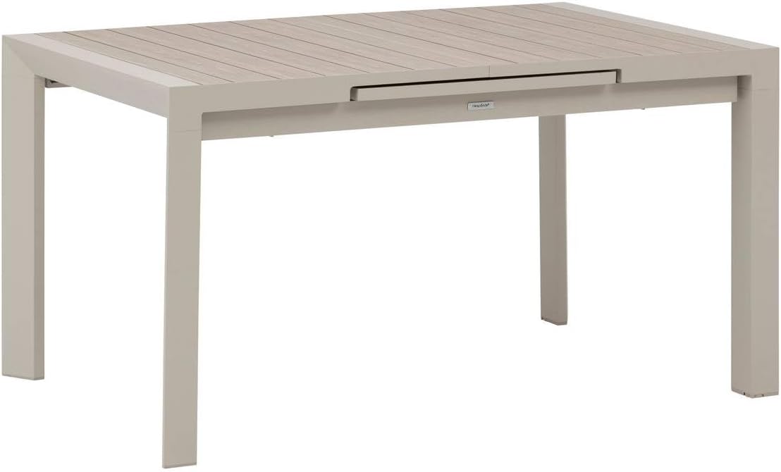 jardinite - Evasion - 8 places extensible - aluminium effet bois