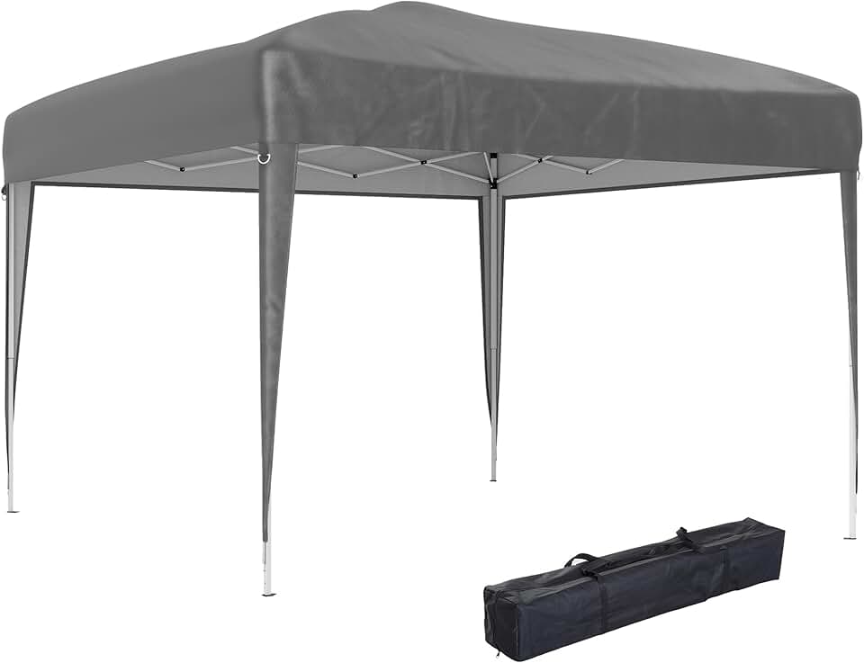 jardinite - Tonnelle pliante série jardin - 3x3m - anti-UV, sac inclus