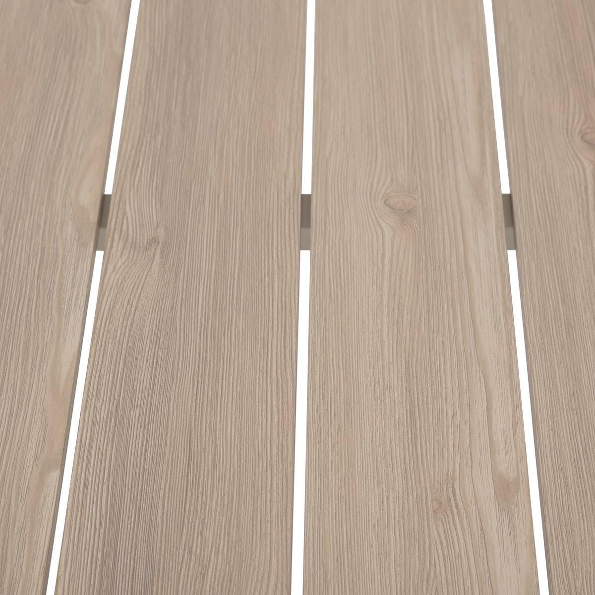 jardinite - Evasion 4 places - aluminium effet bois lin et argile