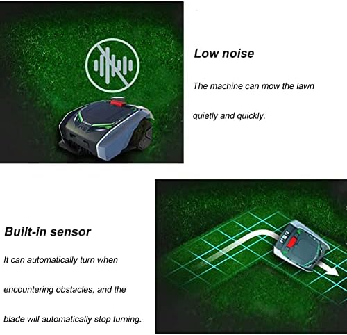Tondeuse robot - navigation intelligente, 25% pente, 1500 m², silencieuse