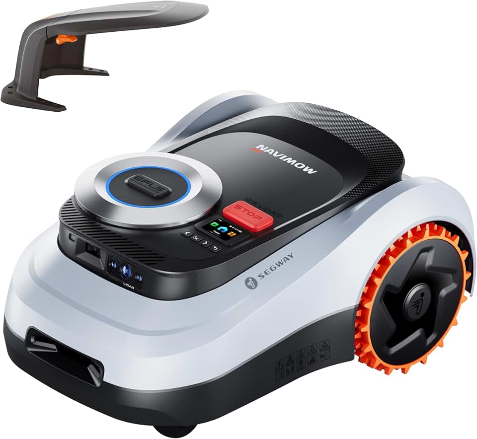 Segway - jardinite i215 - dimensions garage inclus - tondeuse robot LiDAR, cartographie automatique, 4G, pentes 45% - i215