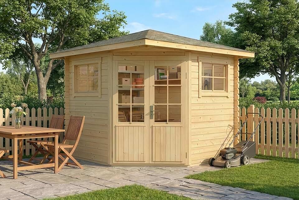 Abri de Jardin en bois - 7,2 m²