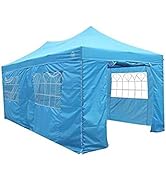 jardinite Pavillon Ultra-résistant à Ouverture instantanée de 3m x 6m avec 4 Poids lége...