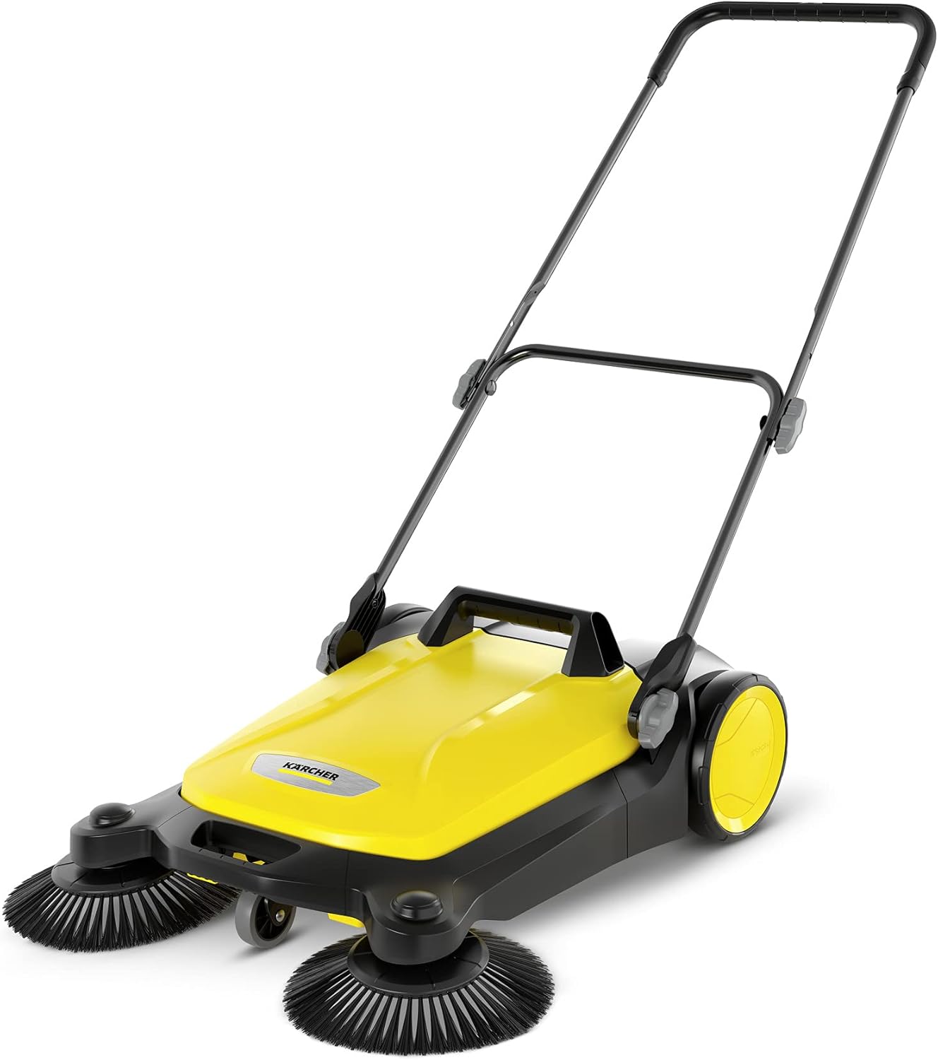 jardinite - S 4 balai mécanique, 68cm, capacité 20L, noir/jaune - 1.766-360.0