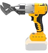 Cisaille à tôle sans fil compatible avec batterie jardinite 18 V, 20 V, cisaille à métal électrique sans fil, rotatif à 360 °...