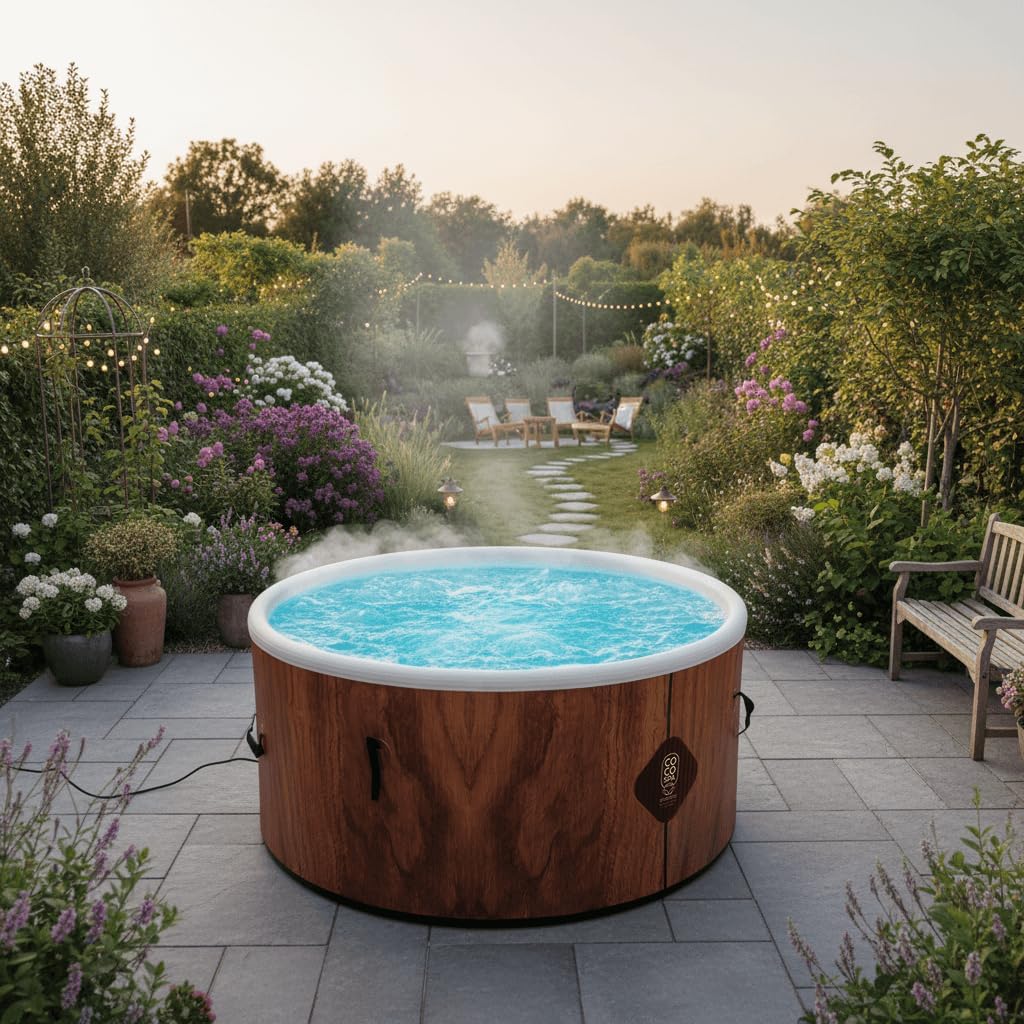 jardinite - Spa Gonflable 150 cm - 800 L - 140 jets - 2240 W