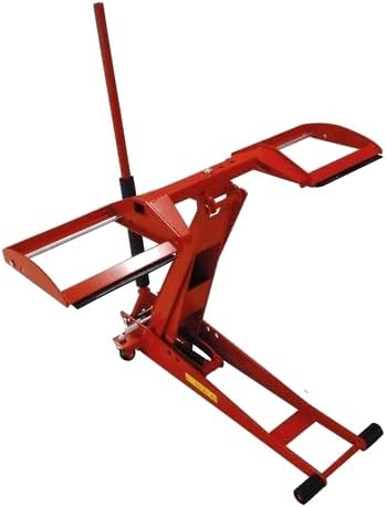 Lève tracteur tondeuse hydraulique - capacité 800kg - entretien facile - dimensions adaptées