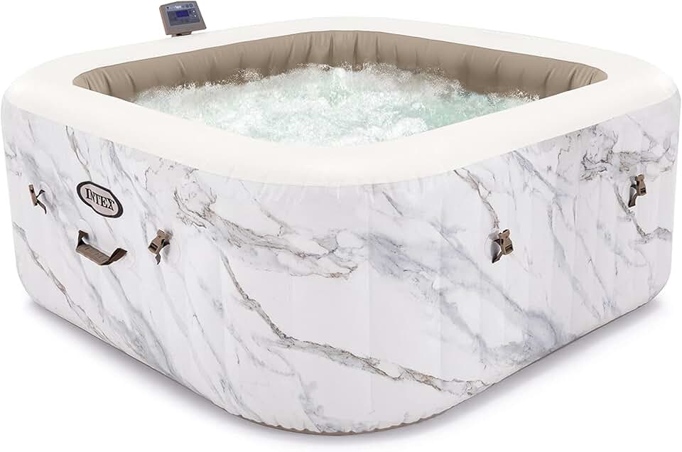 jardinite - Pure Spa Calacatta 4 places - spa gonflable rond - 28464EX