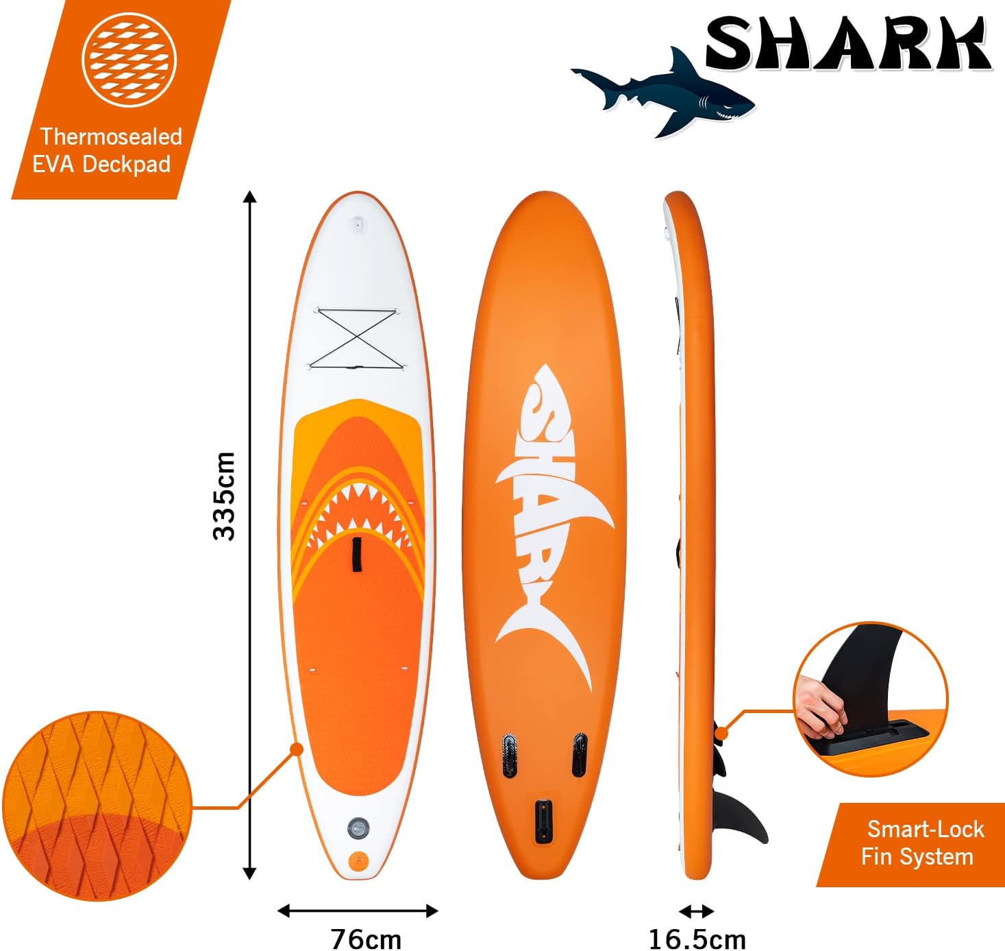 jardinite - Paddle Gonflable Adulte - 320/335cm - 2 personnes, siège kayak, pagaie alu, support caméra, pompe, 150kg