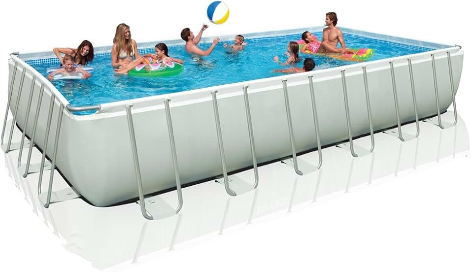 jardinite - Piscine Ultra Série - 732x366 cm - Filtration et accessoires complets
