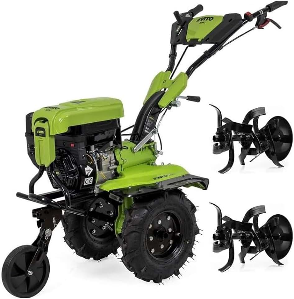 jardinite - Motoculteur 7CV 4T 212 cm3 5200W fraises avec butteur