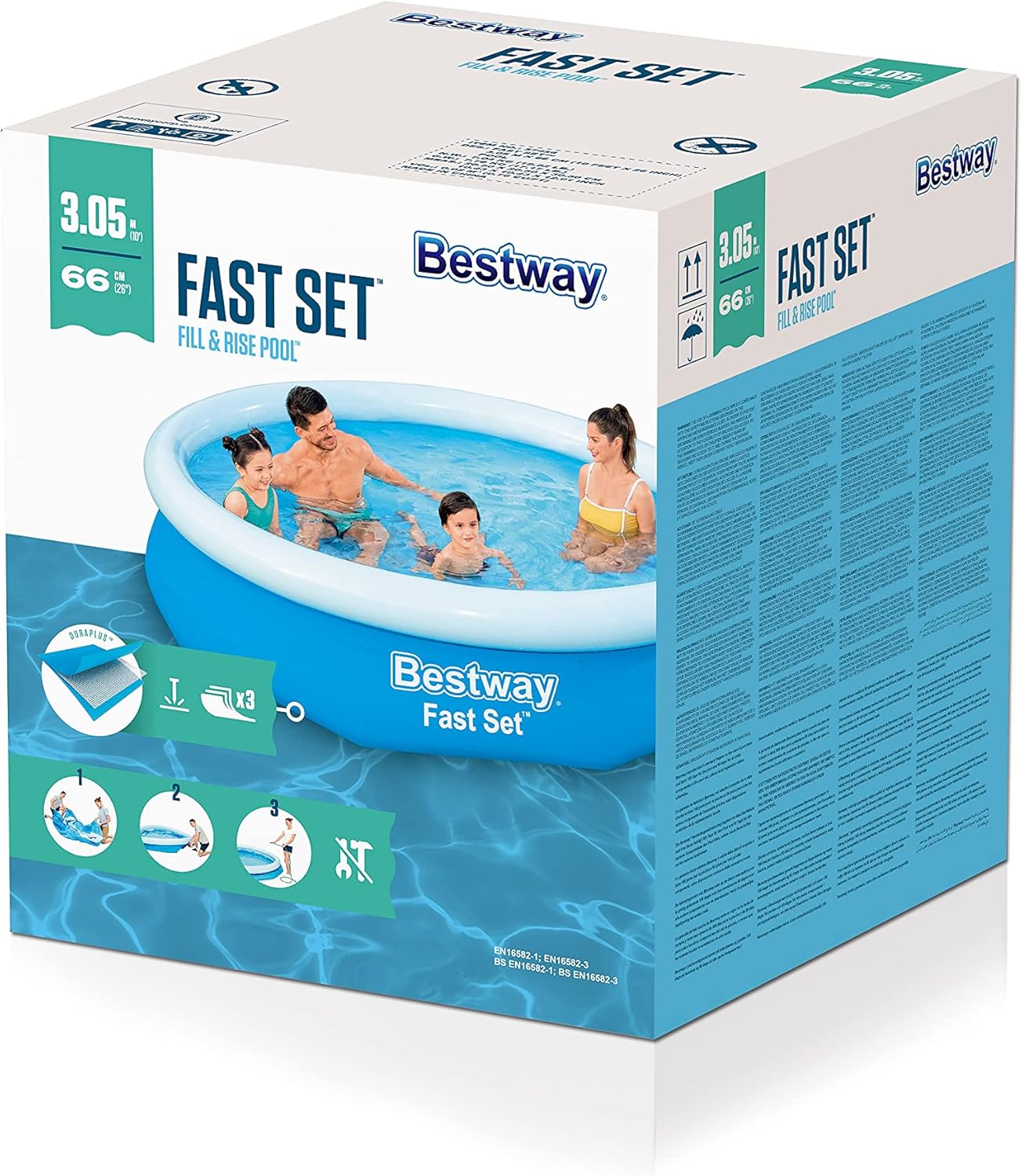 Piscine autoportante Fast Set ronde 305 x 66 cm