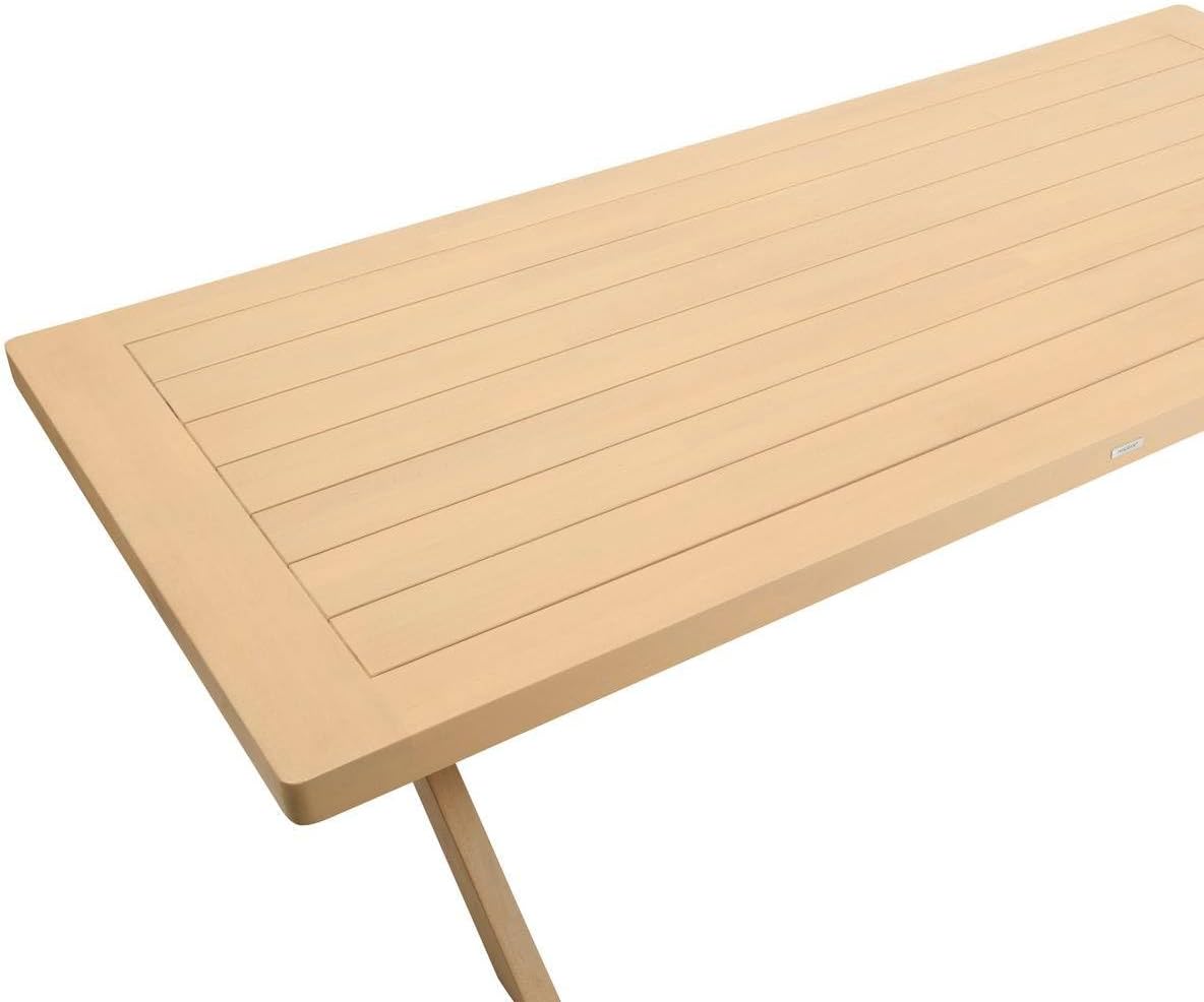 jardinite - Xenia table de jardin 10 places - eucalyptus - grande taille