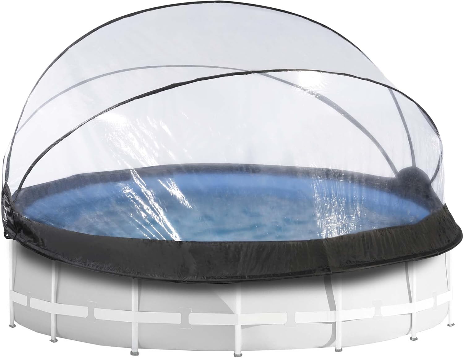 jardinite - Dôme Piscine Universel ø 427 cm Transparent pliable - 427CM