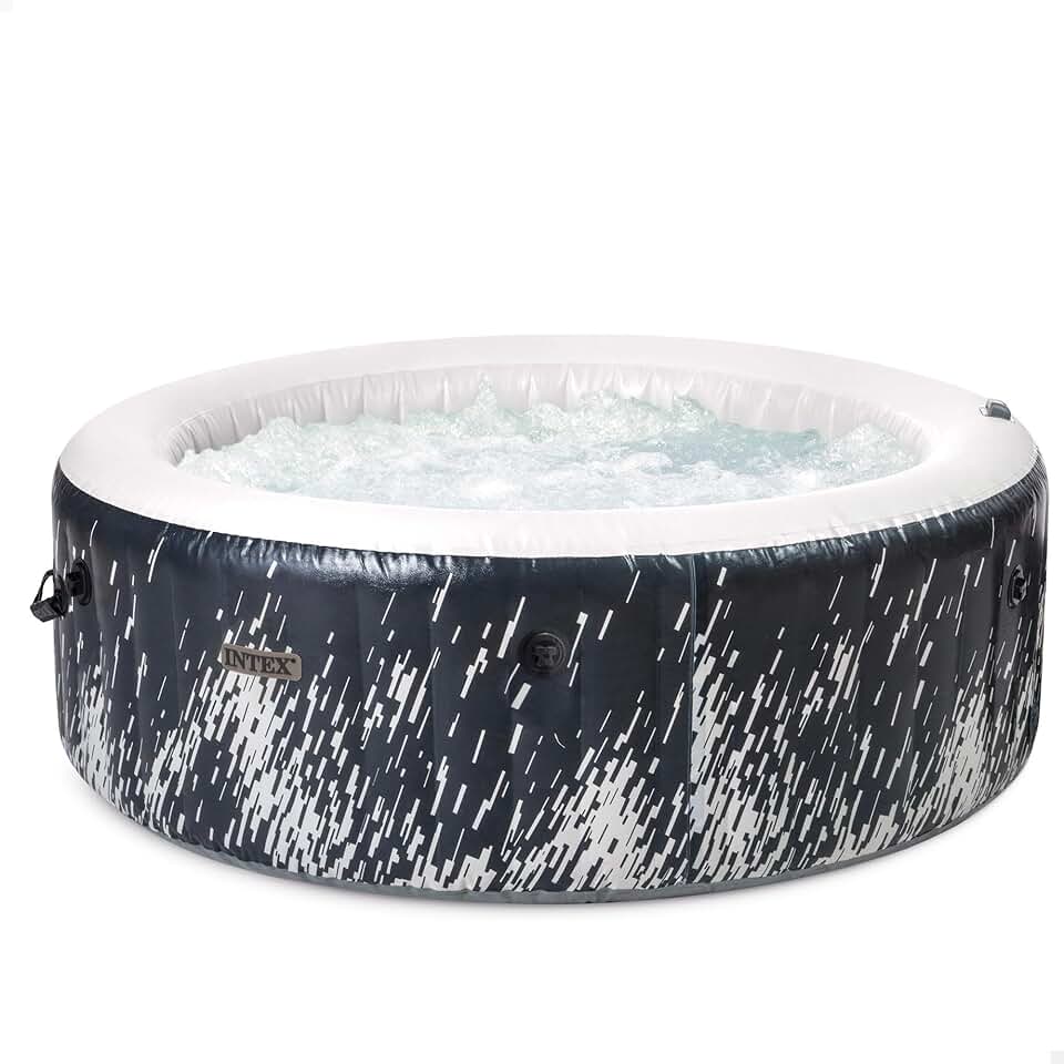 jardinite - PureSpa Bubble Glow Deluxe - 196x71cm - 4 places, 140 jets, LED multicolore - 28494NP