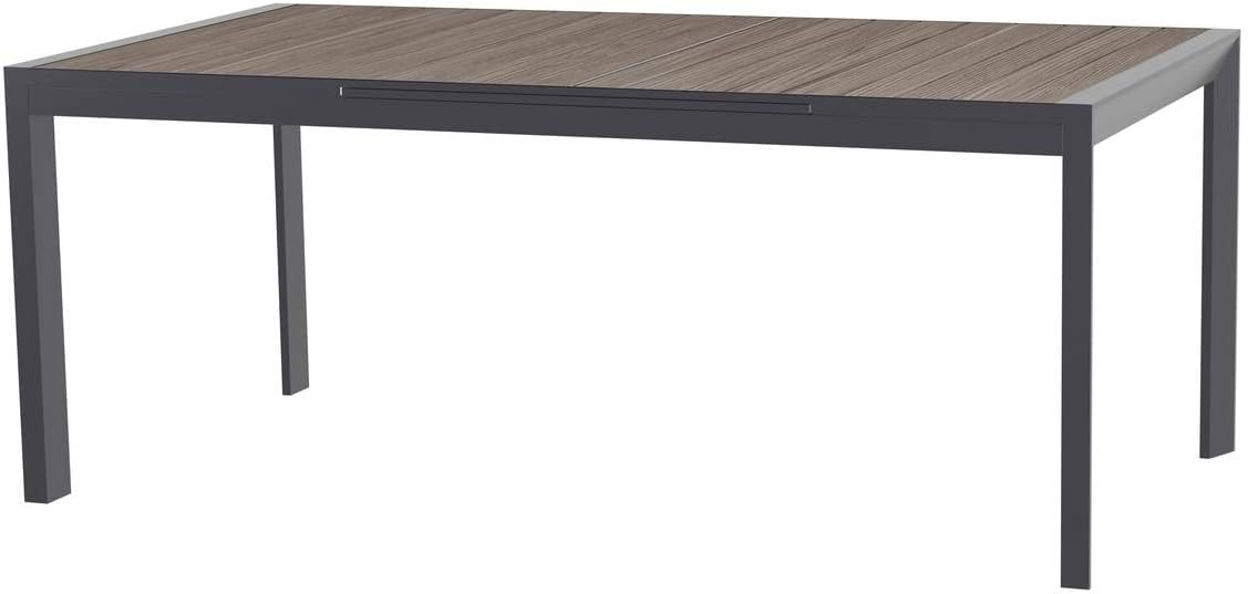 jardinite - Evasion - 10 places - table aluminium extensible extérieur