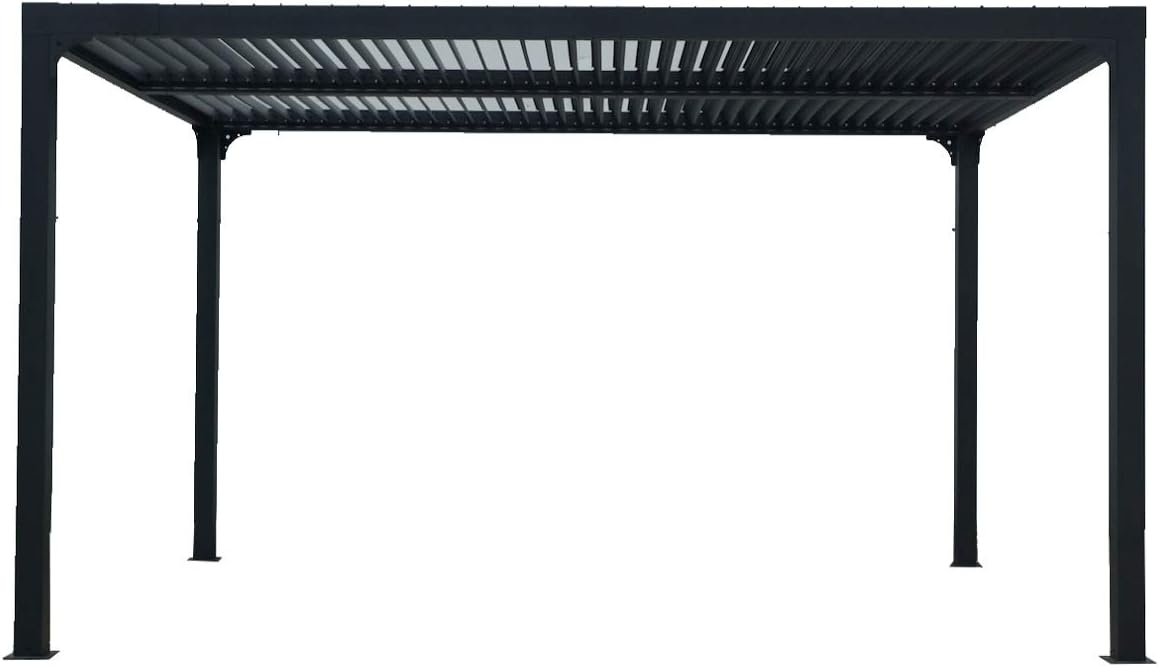 Pergola bioclimatique - gris anthracite - 10,8 m² - PER 3630 BI