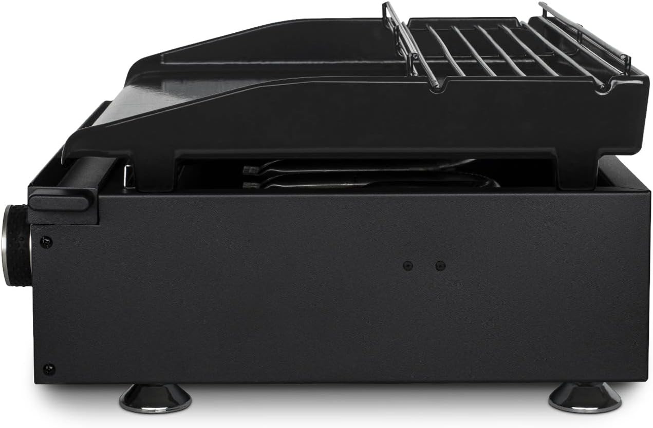 jardinite - plancha gaz 2 brûleurs - acier inox, fonte, jusqu'à 350°C - PLX1022