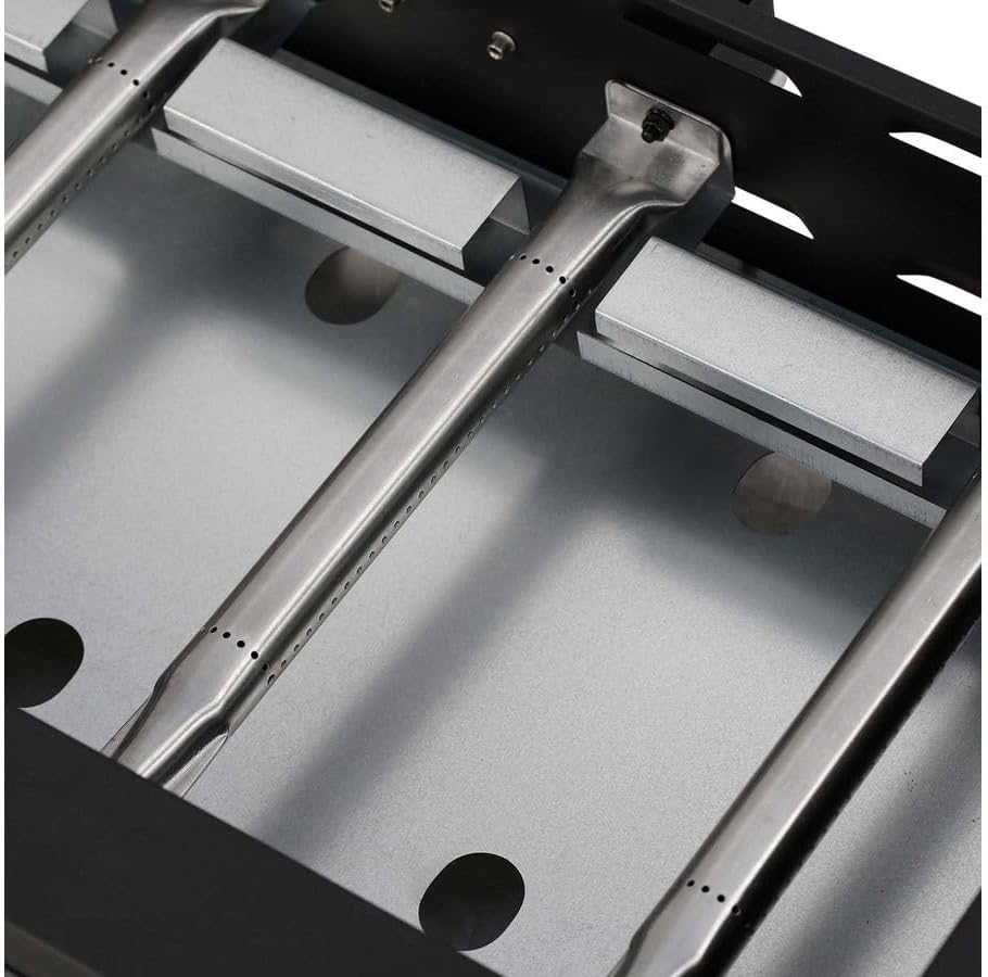 Plancha - 4 brûleurs, 9.7kW, gris, dimensions familiales