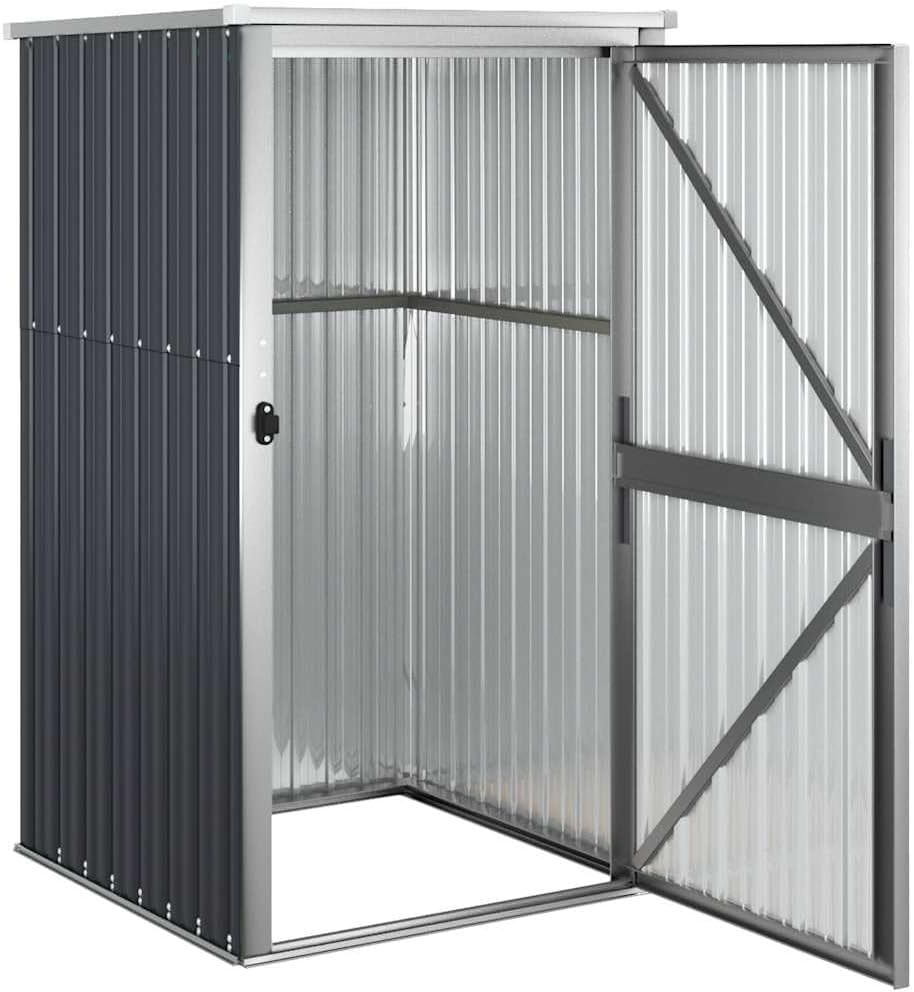 Abri à Outils de Jardin Anthracite 88x89x161 cm Acier galvanisé, Maison & Jardin, Pelouses & Jardins, Vie en extérieur, Structures extérieures, Cabanes & abris de Jardin, Anthracite, (Poids 20.45KG)
