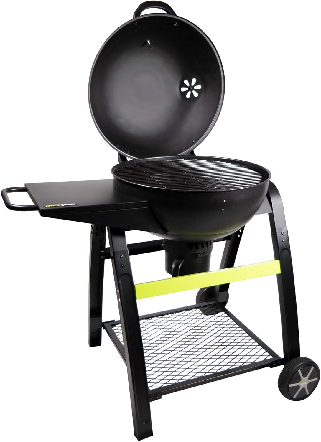 jardinite - Tonino 60 - barbecue charbon avec capot, wheels, thermomètre