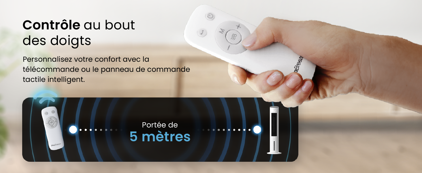 controle au bout des doigts