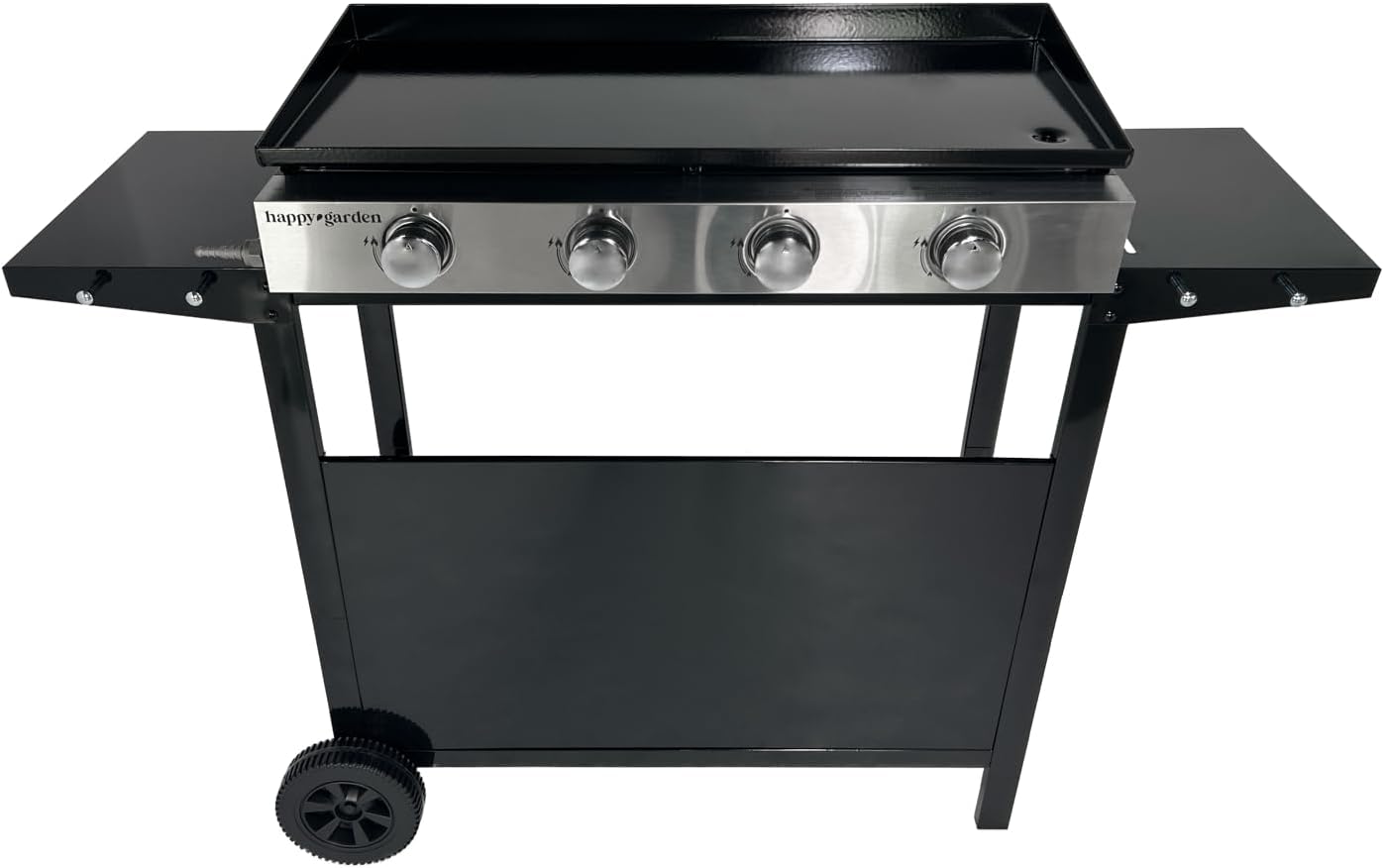 jardinite - Plancha Mérida 4 brûleurs avec chariot - gaz - 78x41 cm