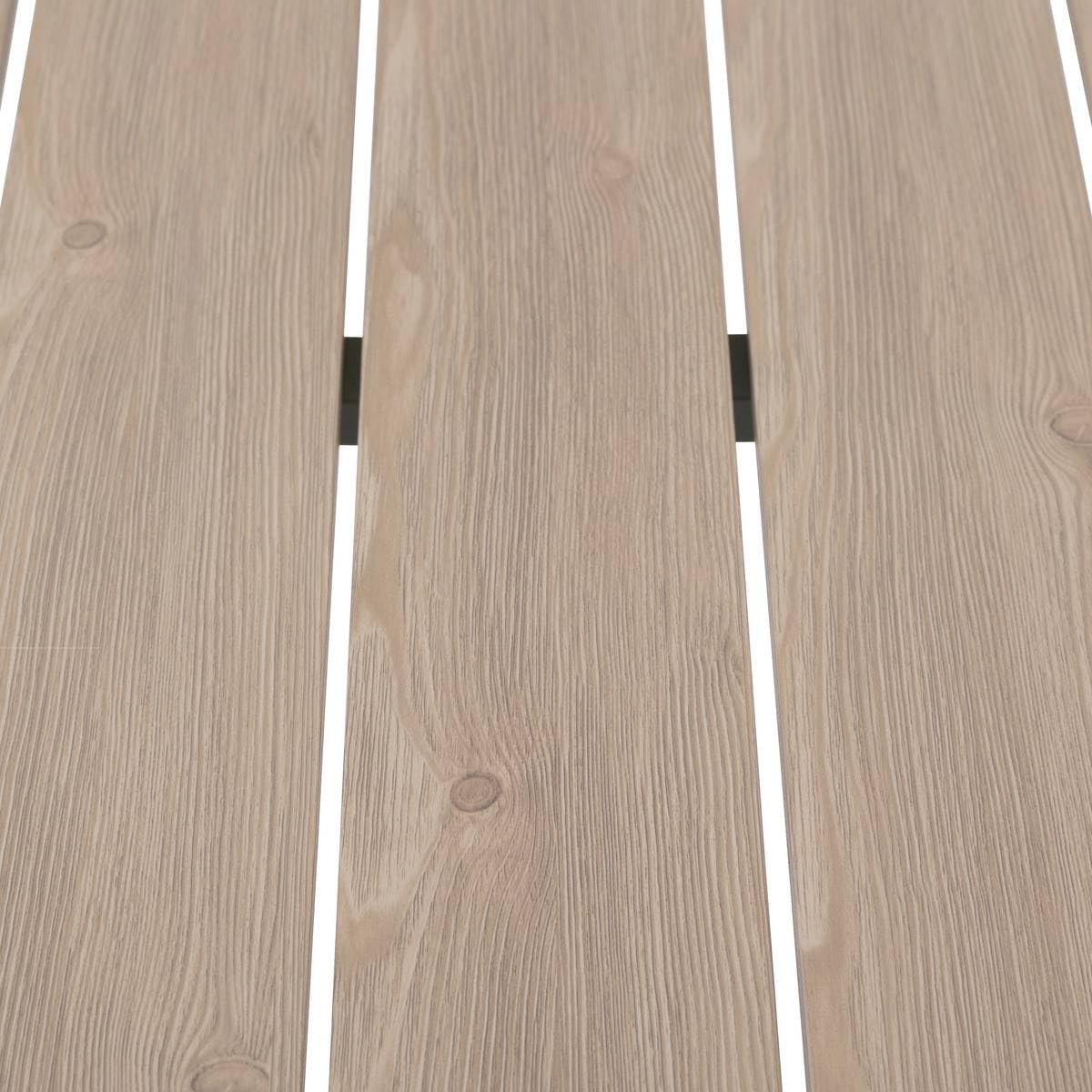 jardinite - Evasion 2 places - aluminium, effet bois, Lin/Vert Laurier