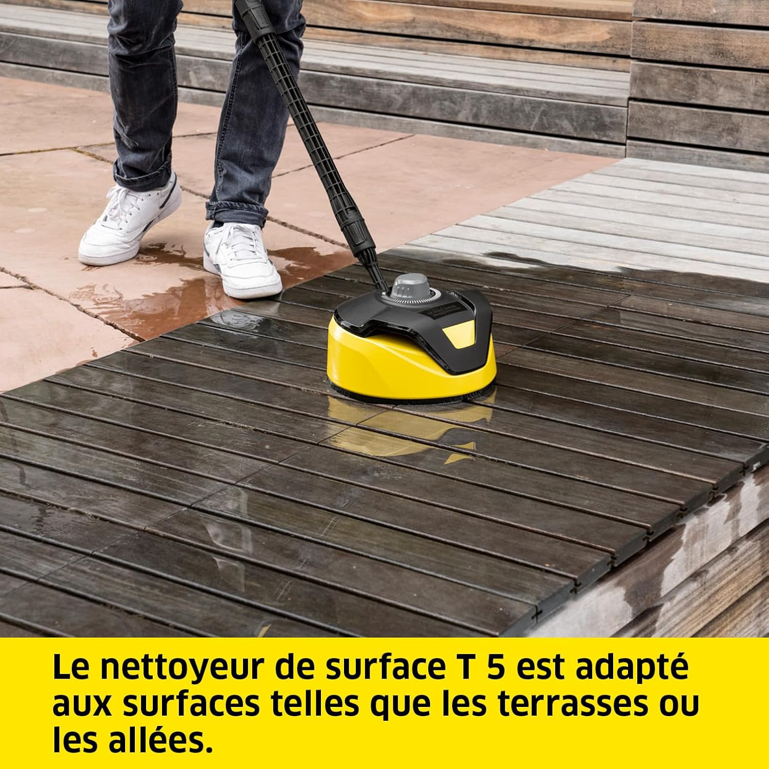 jardinite Nettoyeur Haute Pression K 4 Classic Home, Pression : Max. 130 Bar, Débit : 420 l/h, Surface : 30 m²/h, Filtre à Eau, Poids : 4,6kg, Pistolet Haute Pression, Rotabuse, Lance, Home Kit
