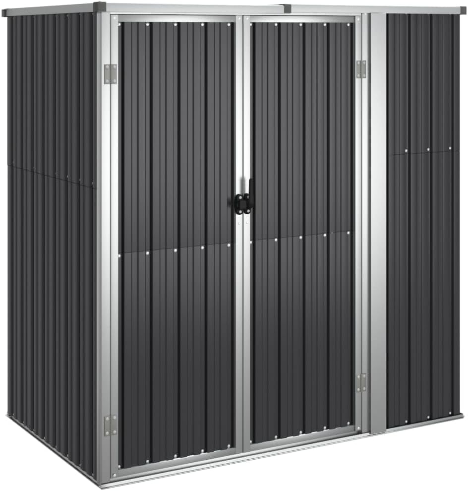 Abri à Outils de Jardin Anthracite 161x89x161cm Acier galvanisé, Maison & Jardin, Pelouses & Jardins, Vie en extérieur, Structures extérieures, Cabanes & abris de Jardin, Anthracite, (Poids 29.62KG)