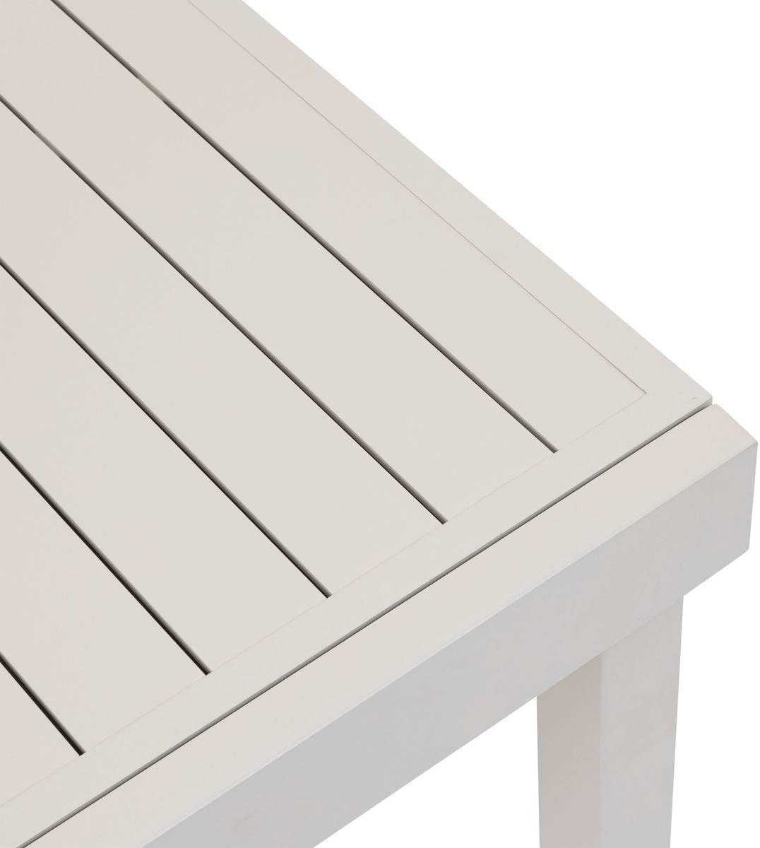 jardinite - Piazza Extensible - 220/320x100cm - 10 places, aluminium epoxy