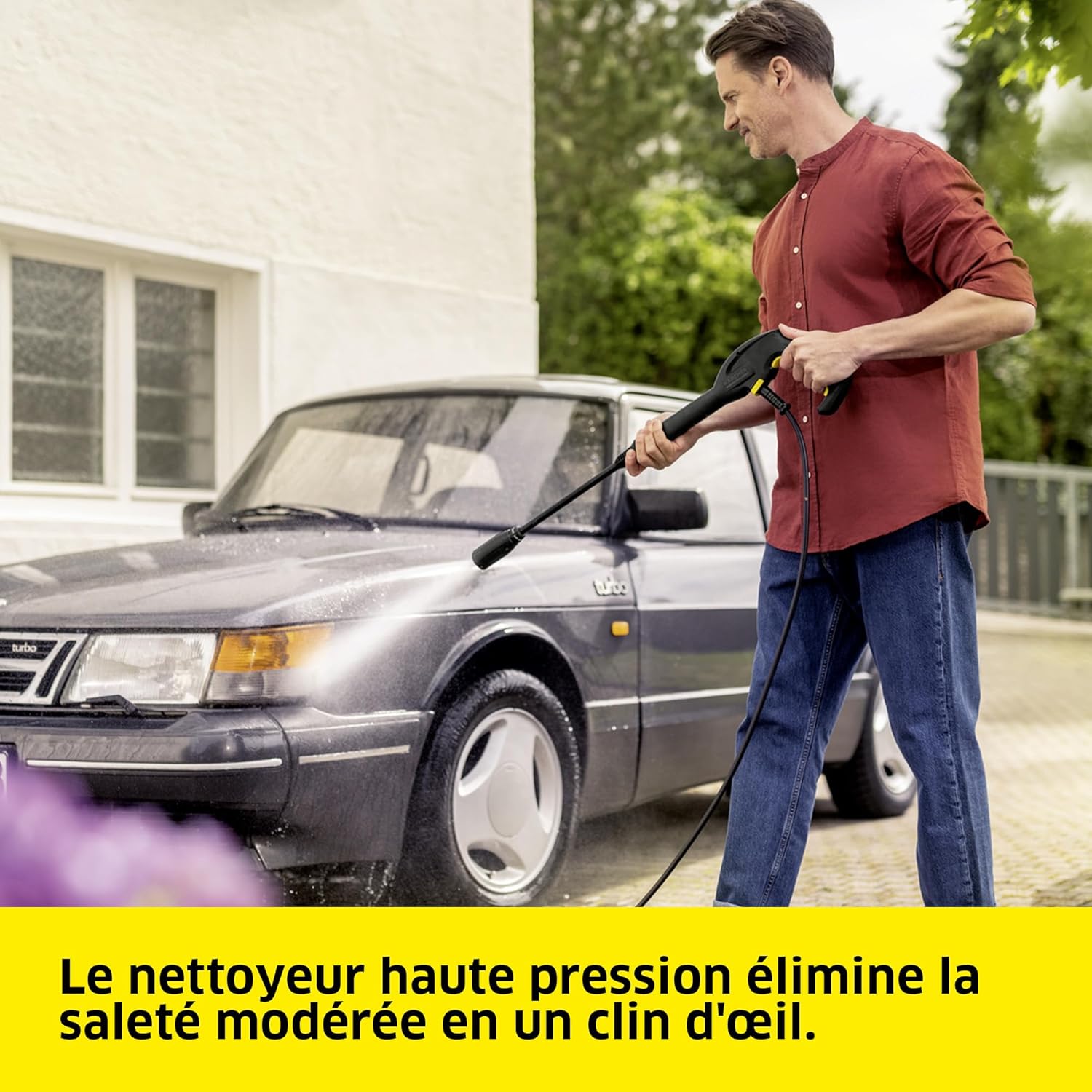 jardinite - K4 Classic - 4,6kg - 130 bar, 420 l/h, kit voiture, Rotabuse