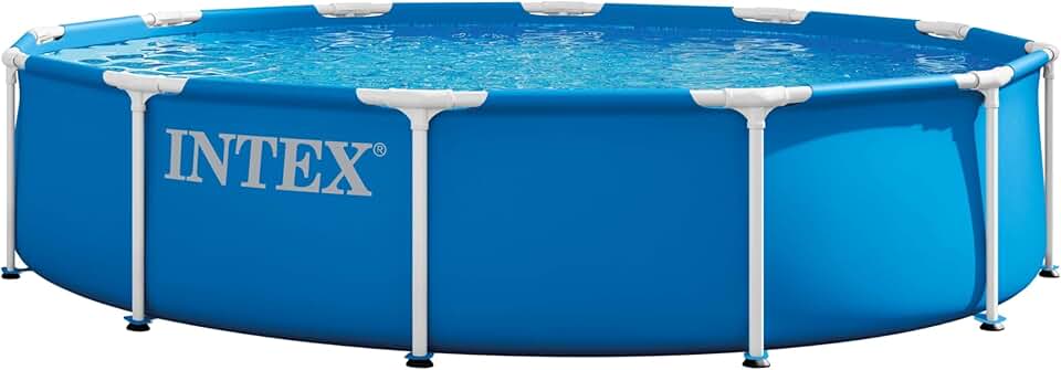 jardinite Piscine 28212ND 3,66 m x 76 cm avec Structure métallique Pompe de Filtration Incluse