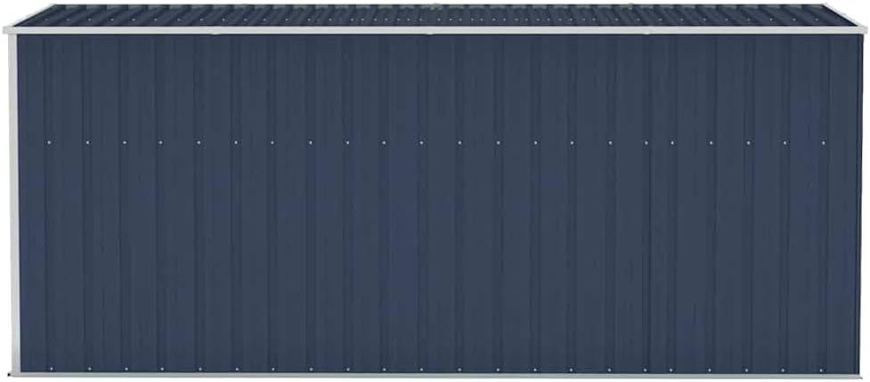 jardinite Abri de Jardin Mural Anthracite 118x382x178 cm Acier,Maison & Jardin, Pelouses & Jardins, Vie en extérieur, Structures extérieures, Cabanes & abris de Jardin, Anthracite (Poids 47.9KG)
