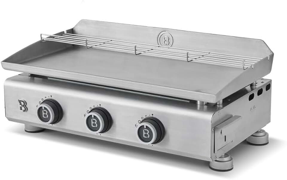 jardinite - Silvia EVO 3 - 67x34 cm - 3 feux inox, réchauffe, 7,95KW