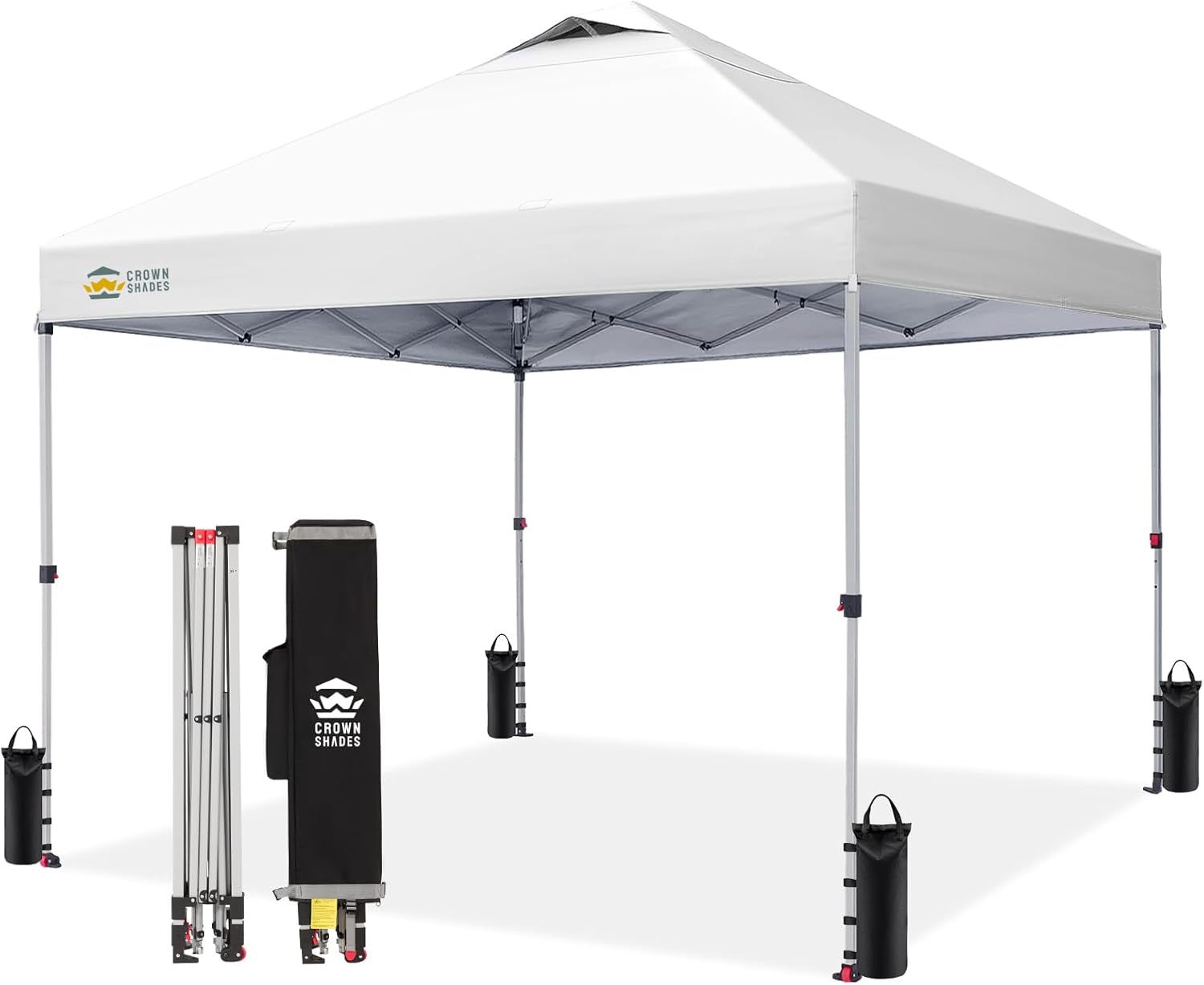 jardinite - tonnelle pliante - 3x3 m - imperméable, UPF 50+, sacs de sable