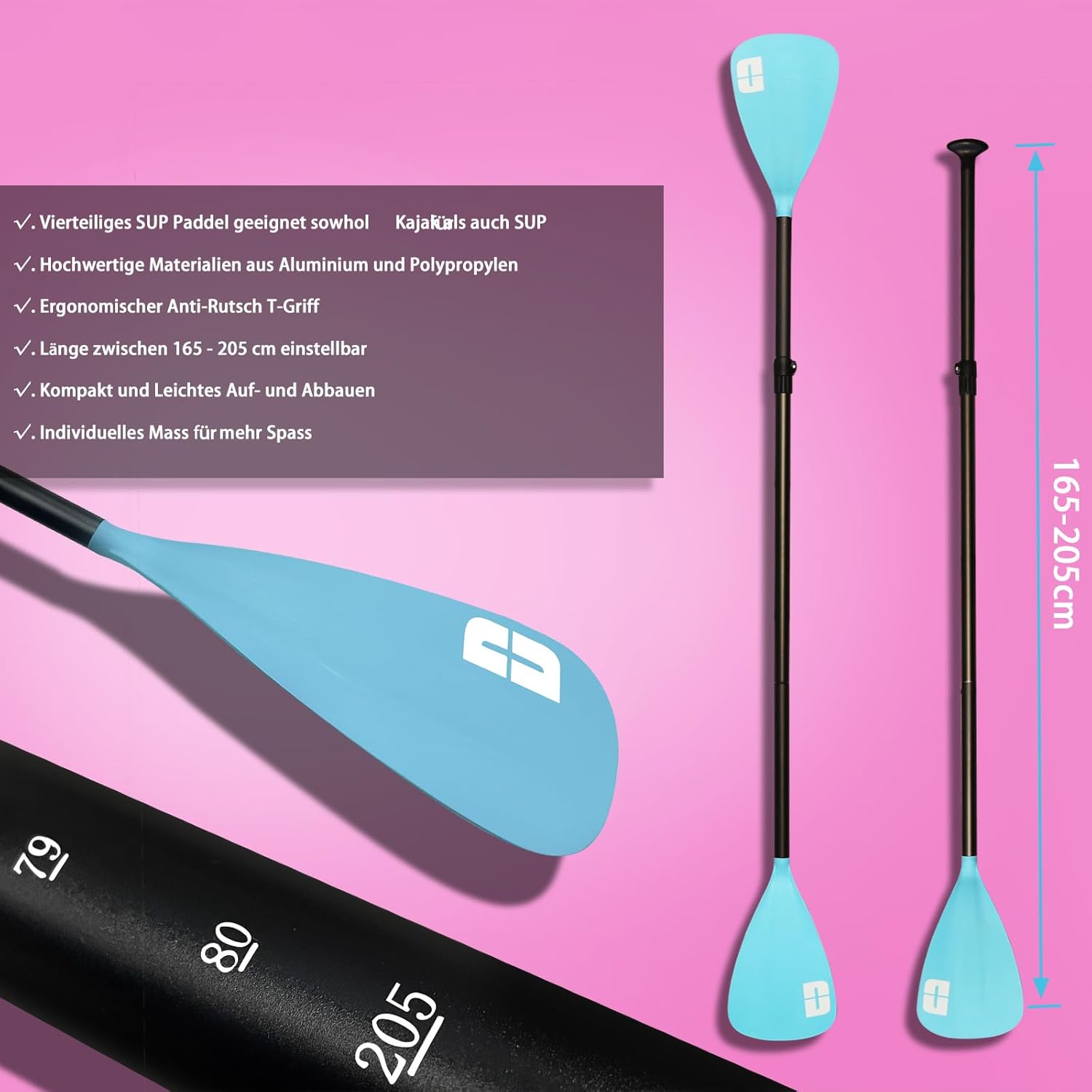 Kayak Gonflable Stand Up Paddle - 330x76x15cm - siège, pagaie 2 en 1, pompe, sac à dos, support caméra