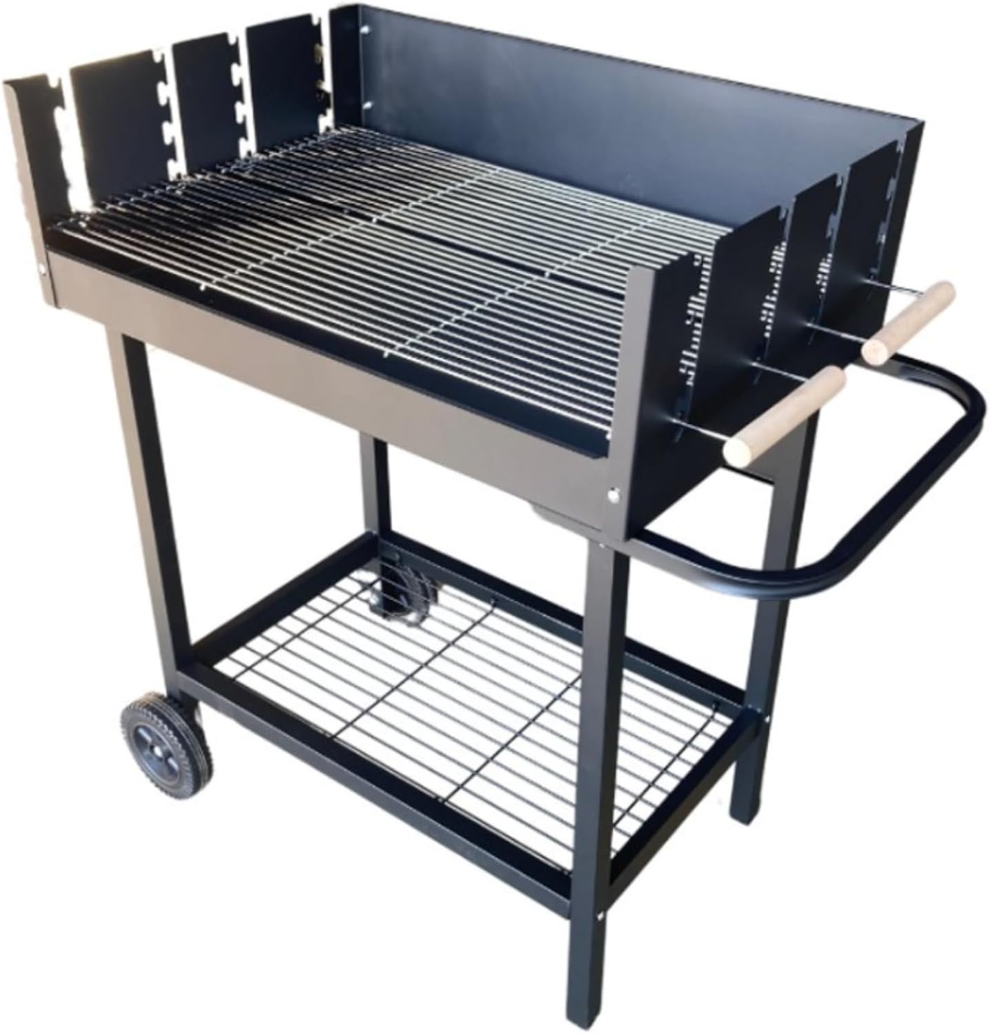 jardinite - Serena - XXL - Barbecue charbon acier, grille réglable