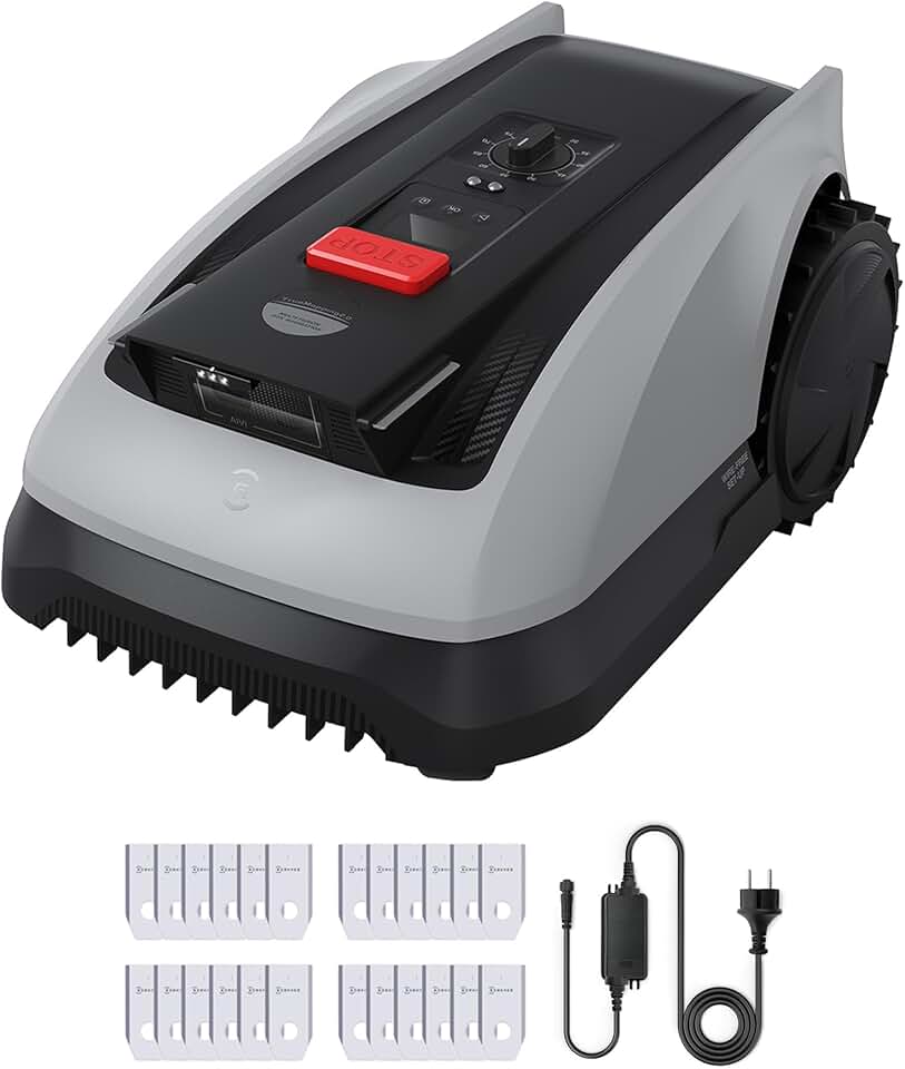 jardinite - O600 RTK Care Kit - 600 m² - Robot tondeuse RTK, IA, appli