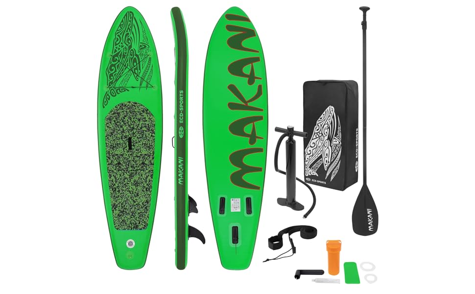 jardinite planche de stand up vert paddling makani 320x80x15 cm SUP gonflable paddle board de surf