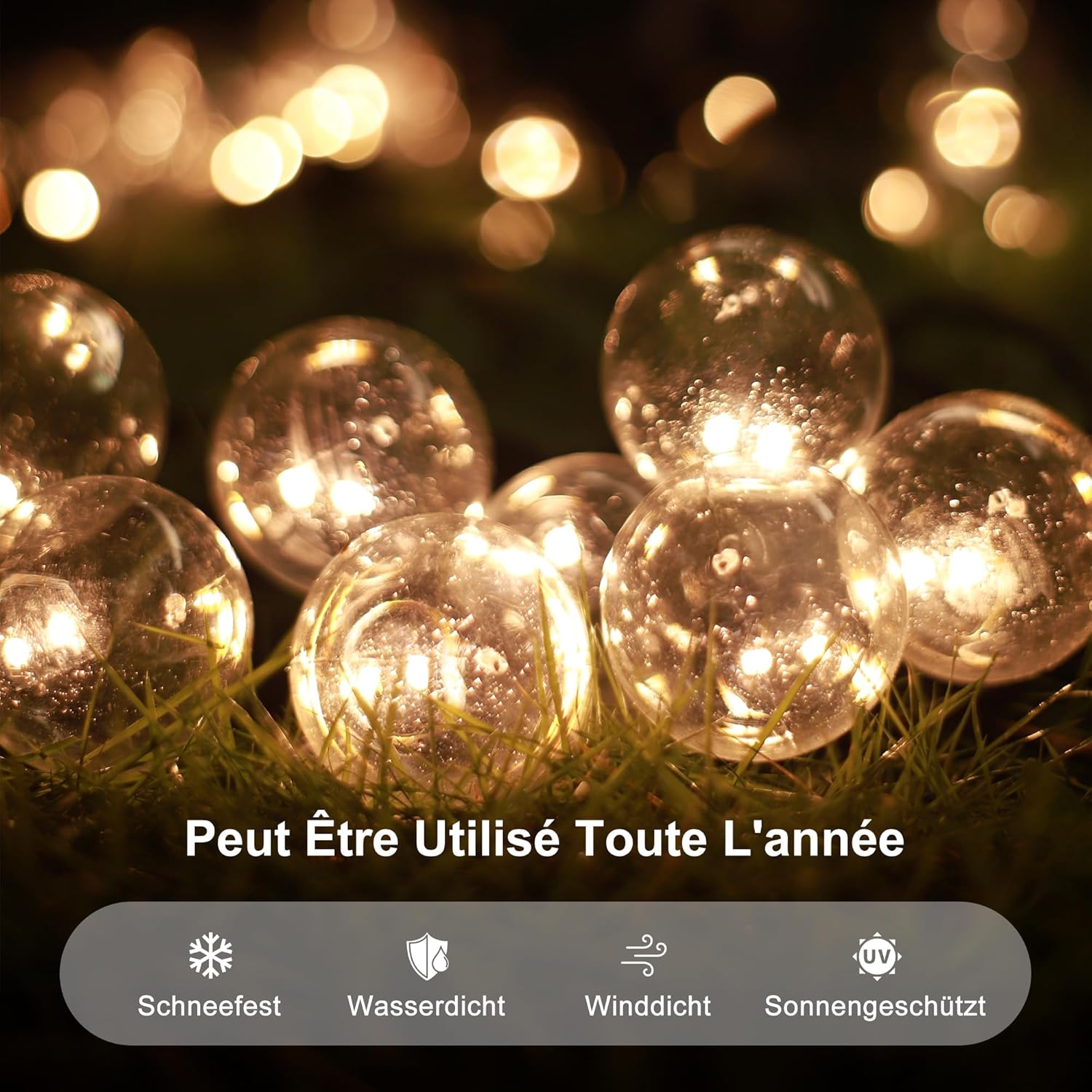 jardinite - pergola extérieure 4,25x3m - alu, LED, rideaux, gouttière