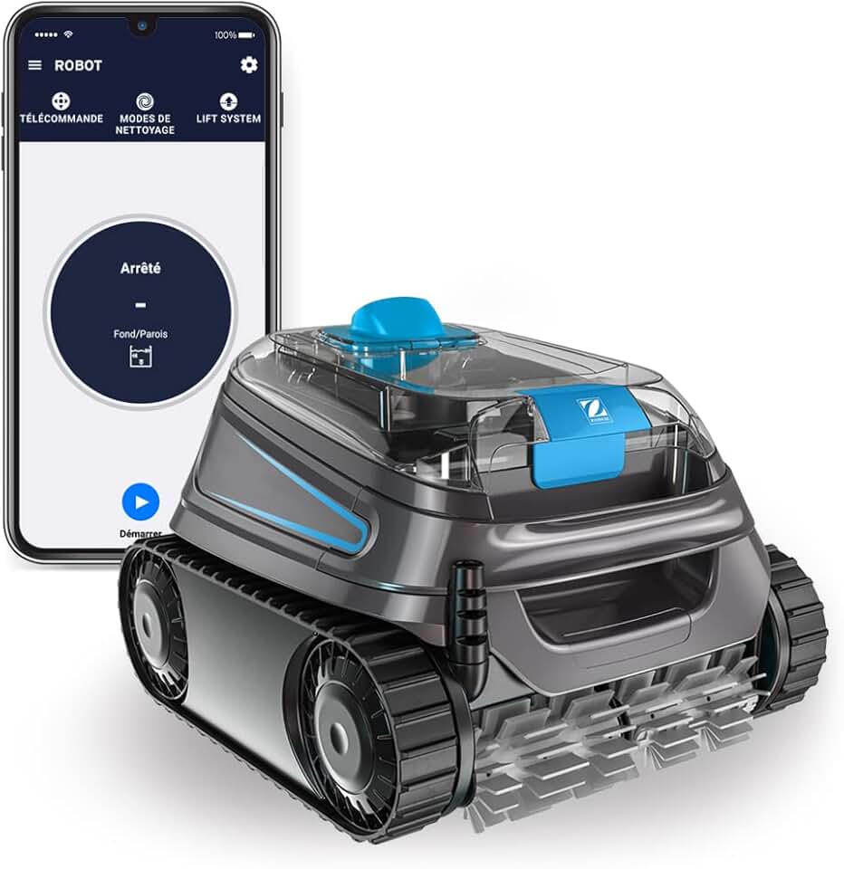 jardinite - Robot électrique série IQ 12x6m, fond/parois, télécommande, CNX40IQ