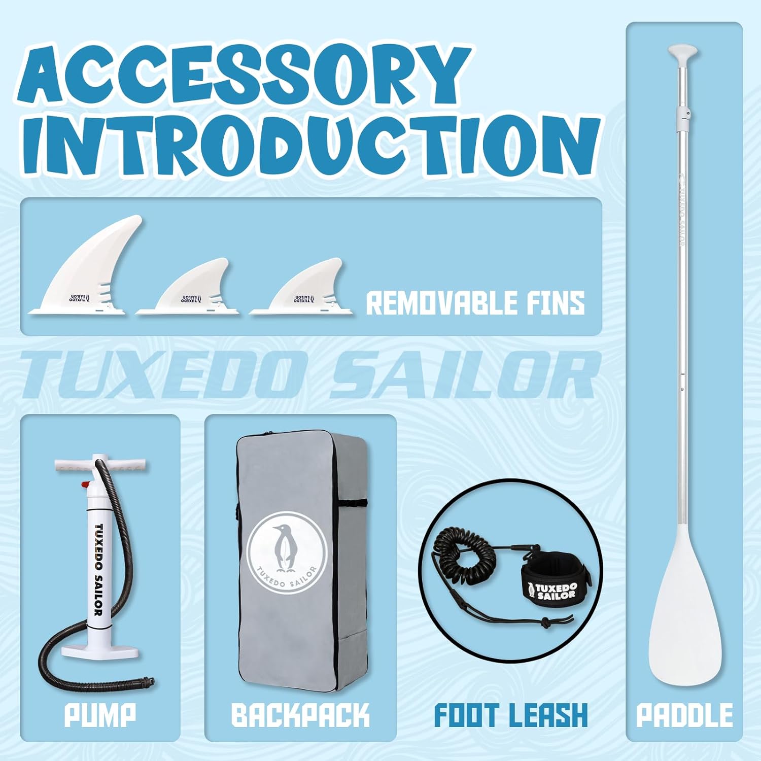 jardinite - SUP gonflable adulte 320cm - stable, kit complet