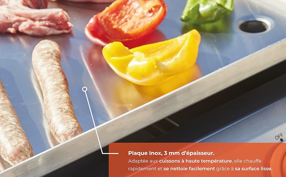 Plancha Cadix 2 Feux jardinite