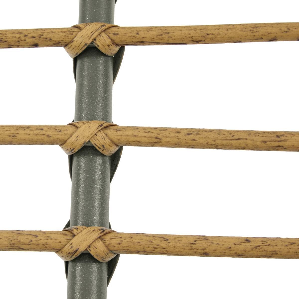 jardinite - Paopao graphite 4 places - jardin - anti-rouille, coussins confortables