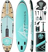 11,6' x 35" Stand Up Paddleboard pliable (SUP) pour adultes Capacité de charge de 450 lbs, antidérapant...