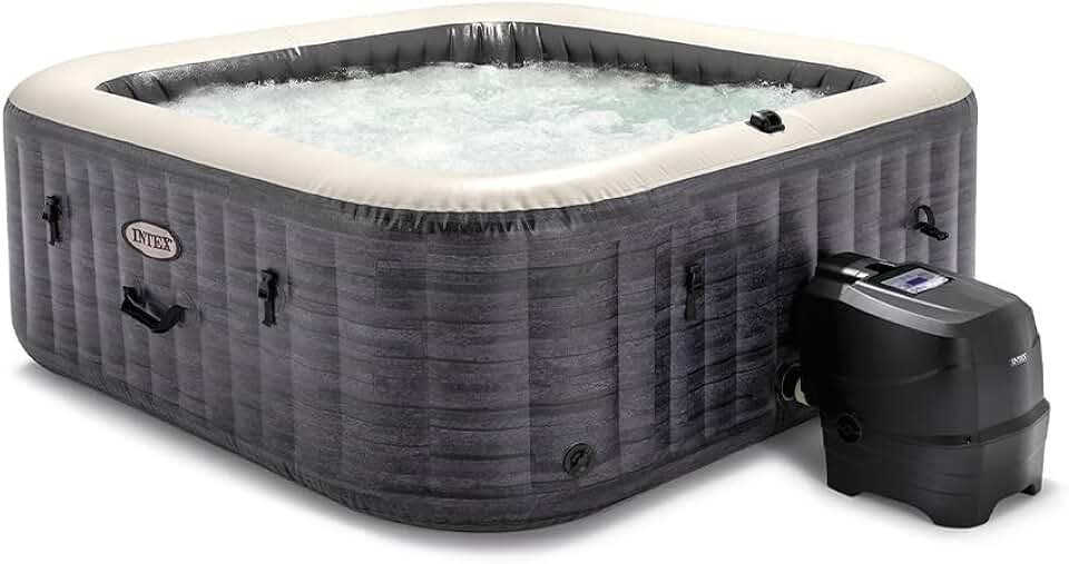 jardinite - Greystone Deluxe - spa carré 6 places - fonction bulles