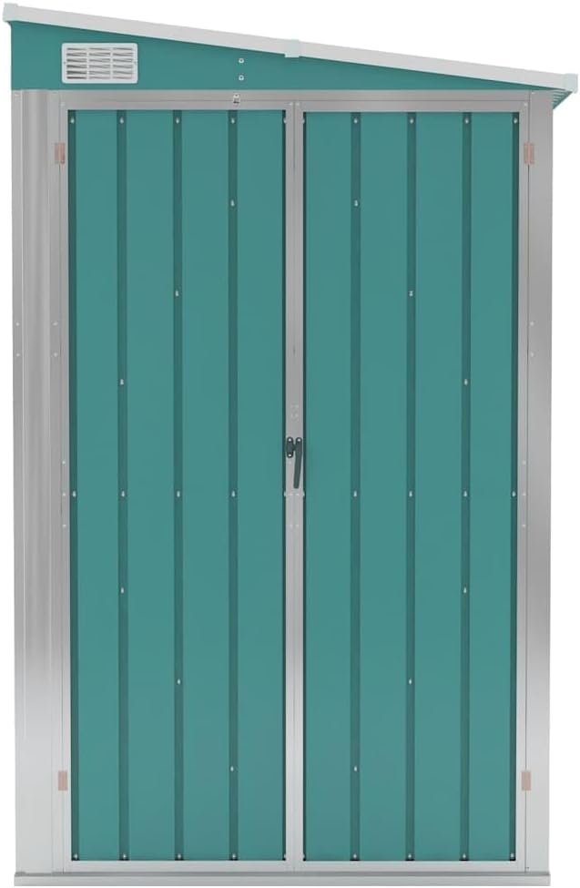 jardinite Abri de Jardin Mural Vert 118x288x178 cm 