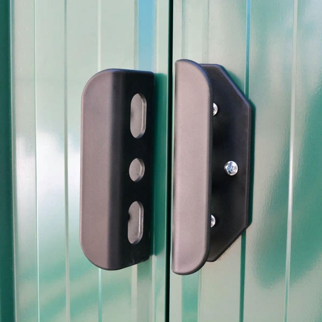 Abri de Stockage Jardin métal vert - 204x132x186 cm