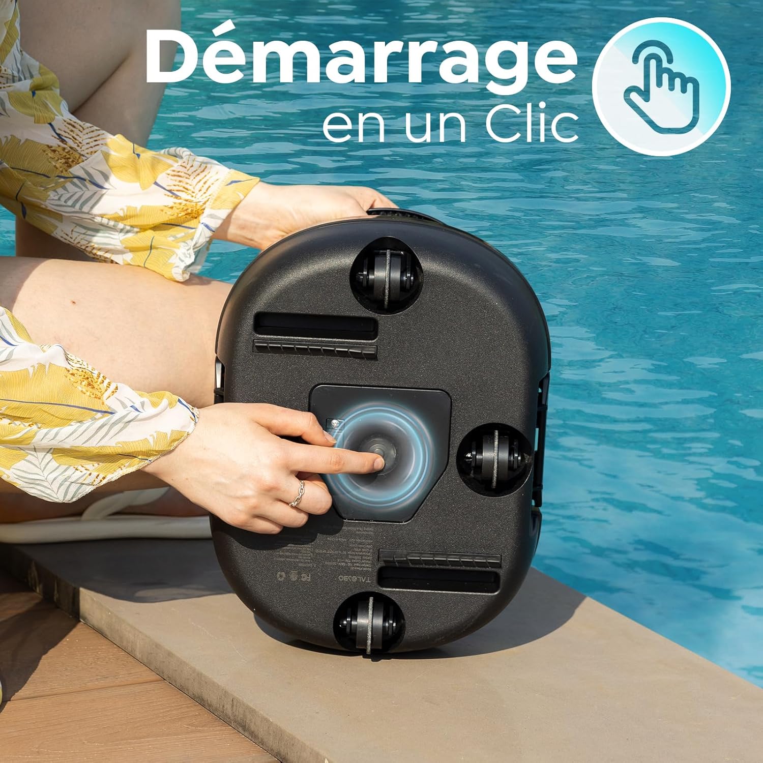 S1PRO - Robot de piscine compact, double moteur, 120 min, 100m² - S1PRO